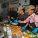 Blue Ridge Volunteers at Food Kitchen in Australia