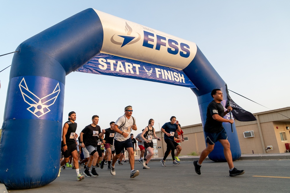 386th AEW: Memorial Day Port Dawg and EFSS run