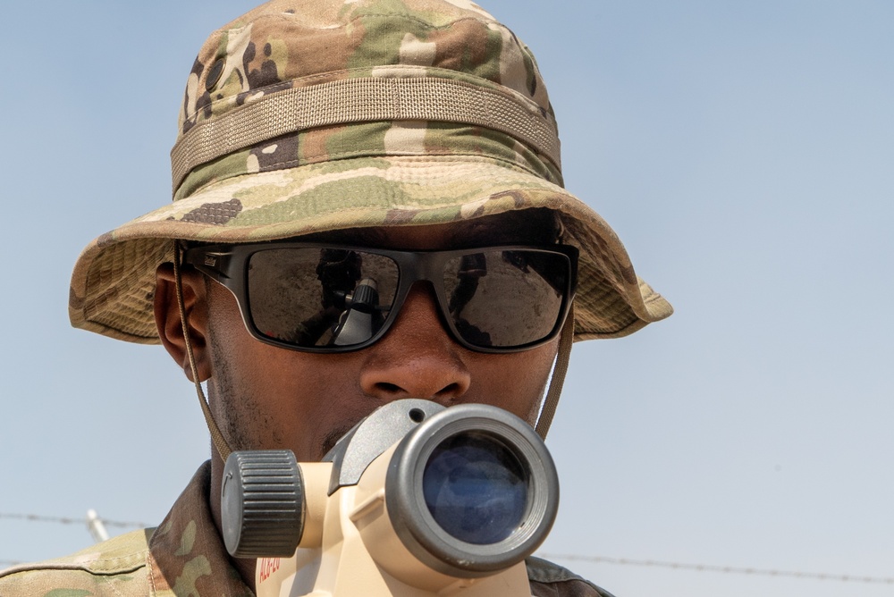 386th ELRS Pitch and Run training