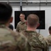 Chief Master Sgt. Wiener visits the 379th AEW during 25.2 rotation