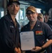 USS Benfold (DDG 65) holds awards quarters