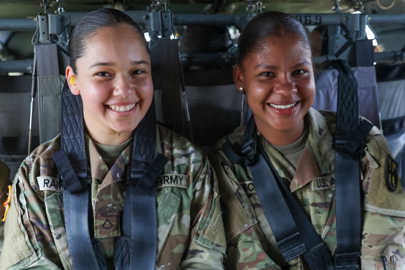 First-Term Soldiers Take Flight, Meet Leaders During PRNG Annual Training