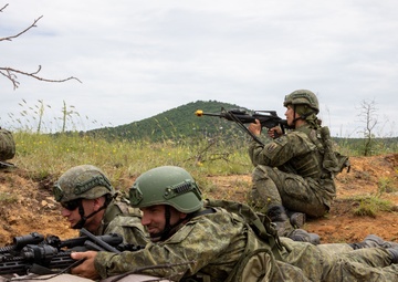 Immediate Response 25: Charlie Company 3/172 Infantry, Mountain and 3rd Infantry Regiment Kosovo conduct Indirect and Direct Fire Exercise.