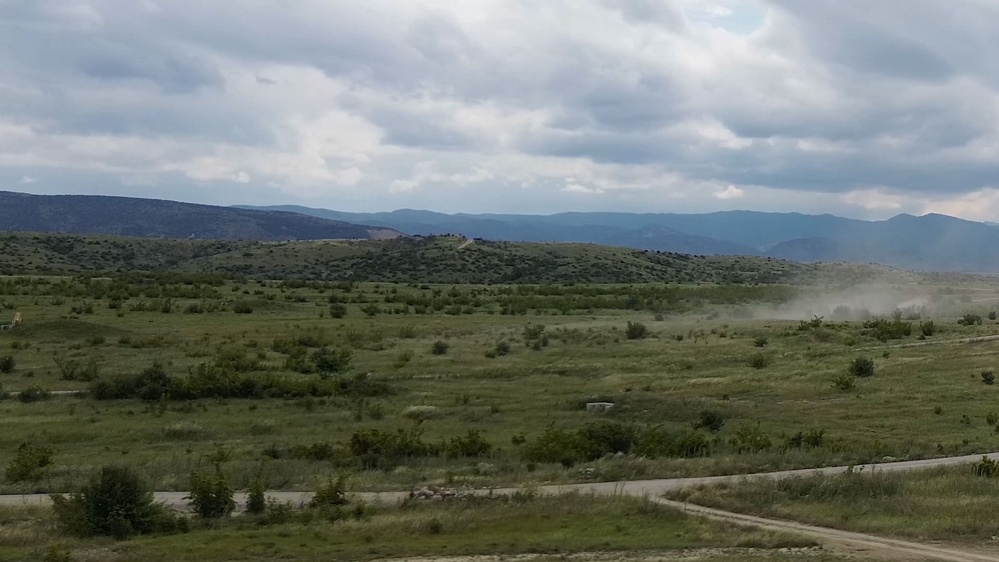 DEFENDER 25 CALFEX U.S. Army Delta Company 3rd Battalion in Northern Macedonia