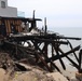 Debris removal along Pacific Coast Highway