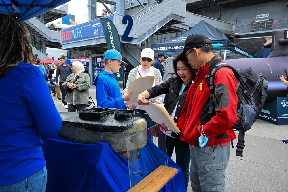 Fleet Week guests explore Coast Guard history through museum display