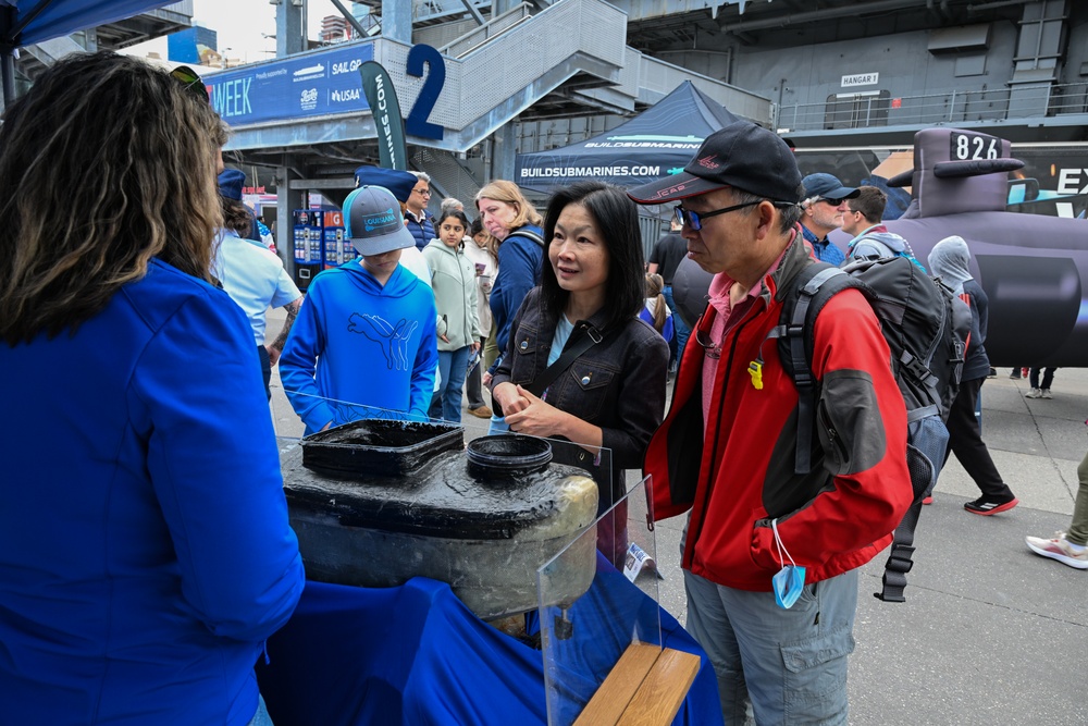 Fleet Week guests explore Coast Guard history through museum display