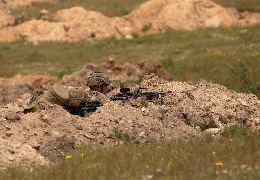 U.S. Soldiers Conduct Company STX During Balkan Sentinel