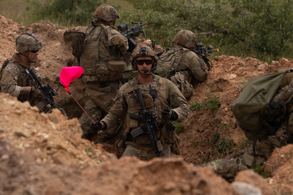 U.S. Soldiers Conduct Company STX During Balkan Sentinel