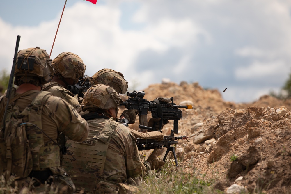 U.S. Soldiers Conduct Company STX During Balkan Sentinel