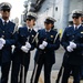 Coast Guard Silent Drill Team performs aboard USS Intrepid during Fleet Week New York