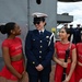 Coast Guard Silent Drill Team performs aboard USS Intrepid during Fleet Week New York