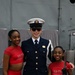Coast Guard Silent Drill Team performs aboard USS Intrepid during Fleet Week New York