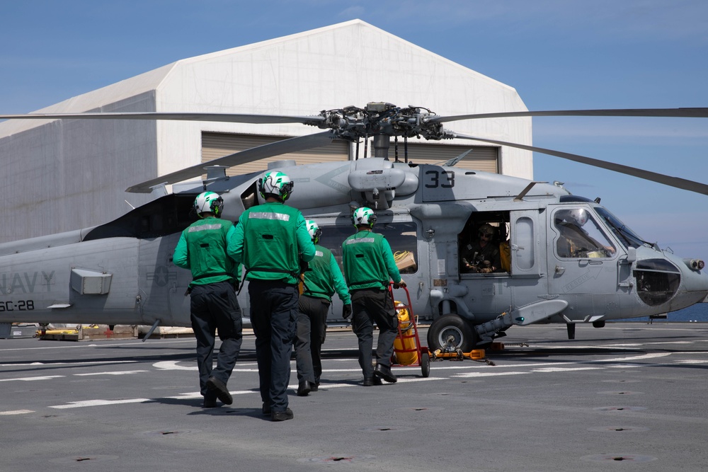 USNS Comfort Flight Operations