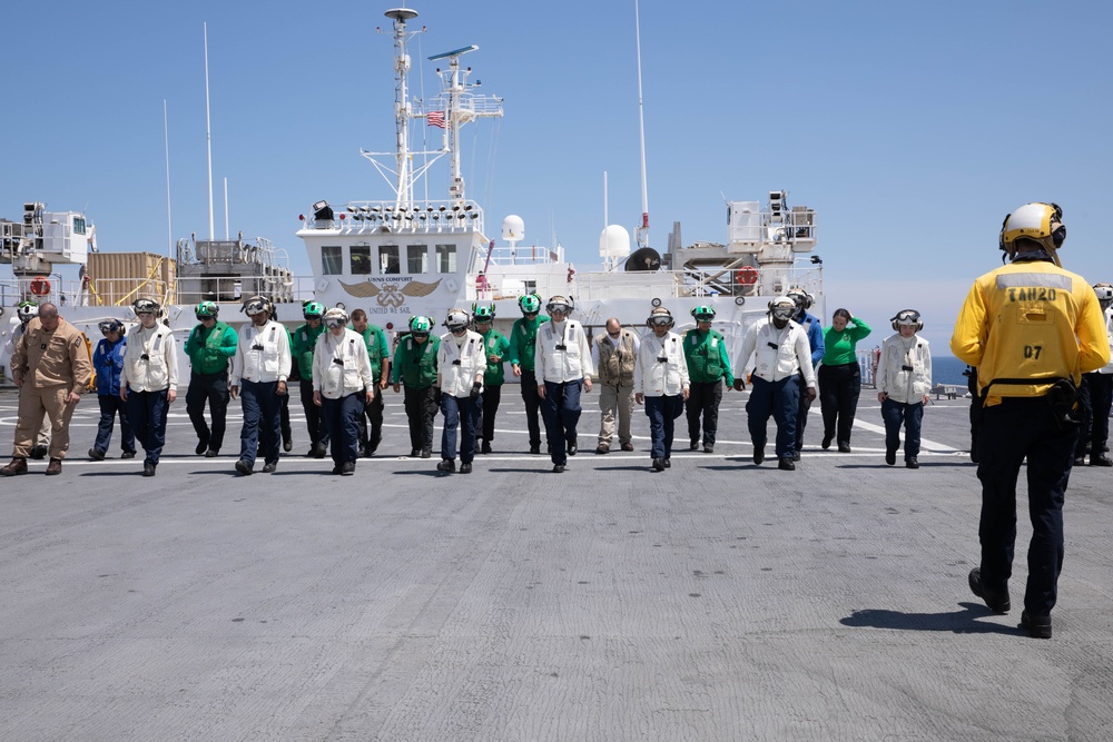 USNS Comfort Flight Operations