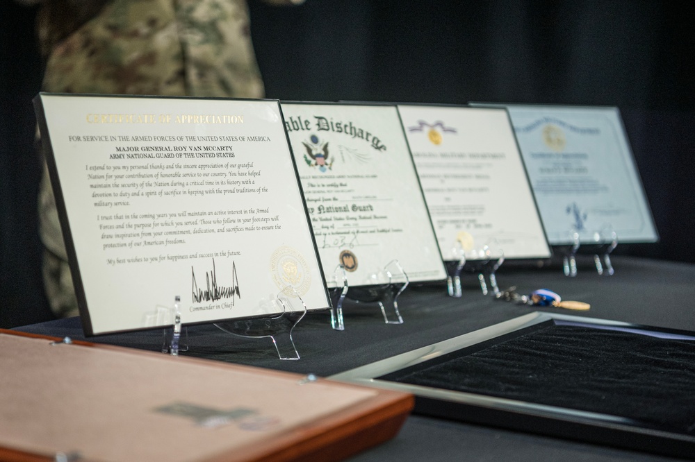 U.S. Army Maj. Gen. R. Van McCarty Retirement Ceremony