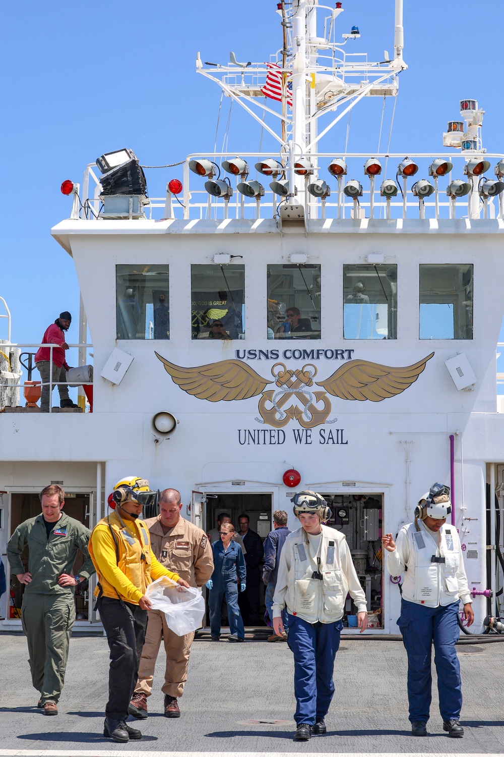 USNS Comfort Flight Operations