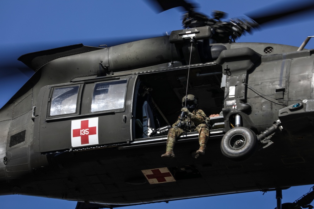 Casualty Hoist Training