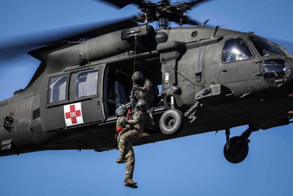 Casualty Hoist Training