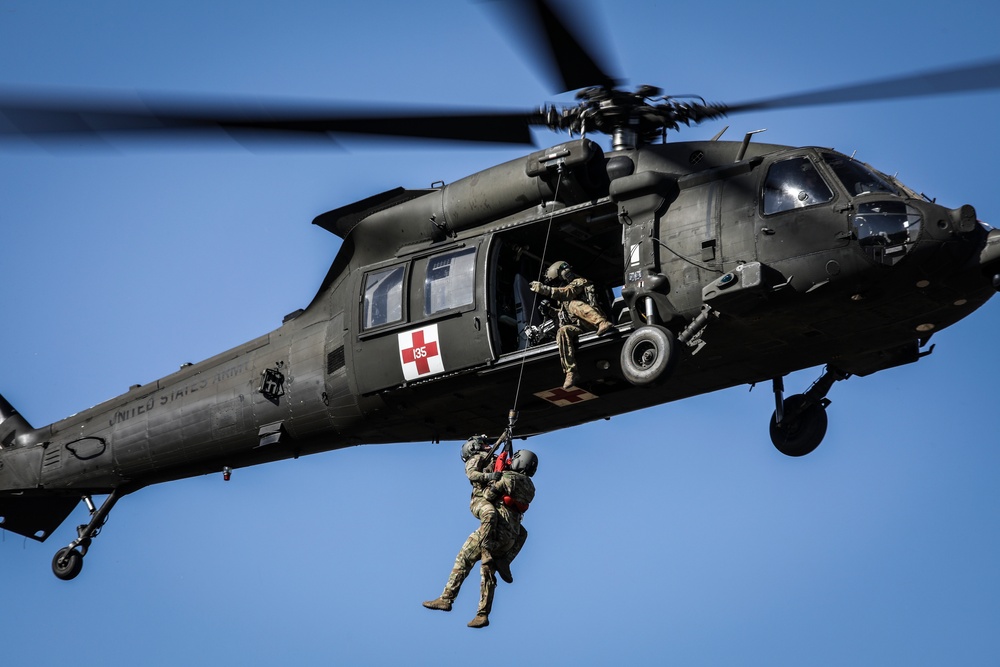 Casualty Hoist Training