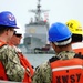 USS Gettysburg (CG 64) berths at Naval Weapons Station Yorktown after deployment