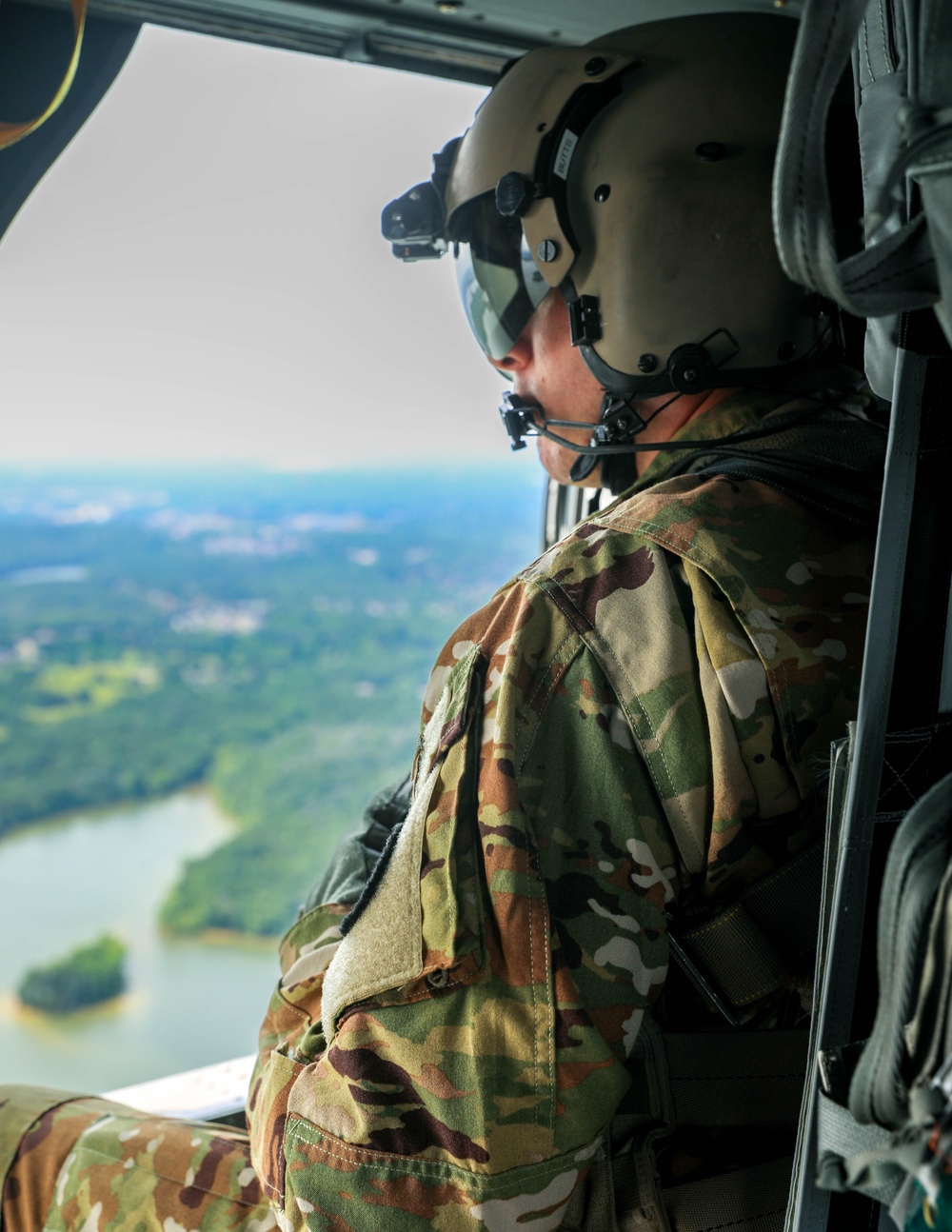 1-230th Assault Helicopter Battalion conducts flyover