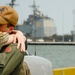 USS Gettysburg (CG 64) berths at Naval Weapons Station Yorktown after deployment