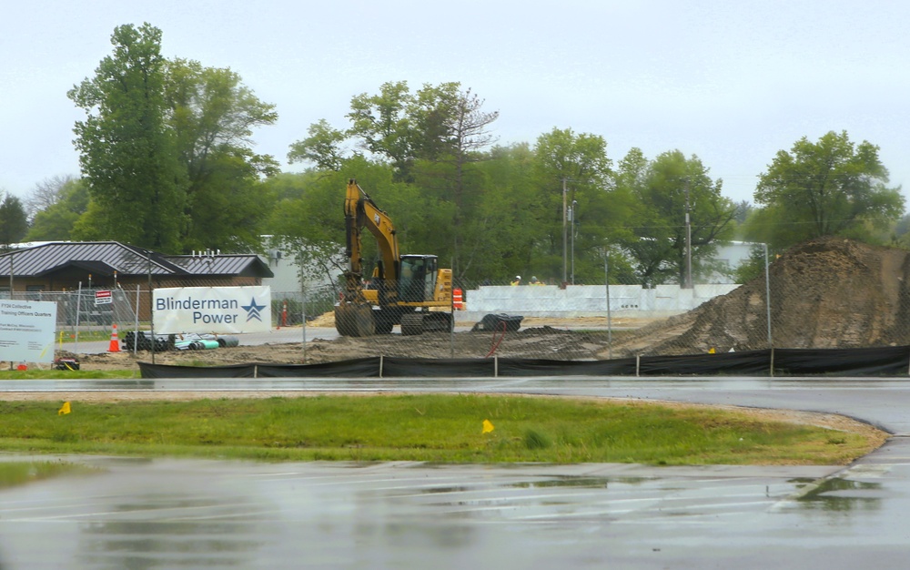 $55.75 million Collective Training Officers Quarters Project at Fort McCoy makes gains on construction as June 2025 begins