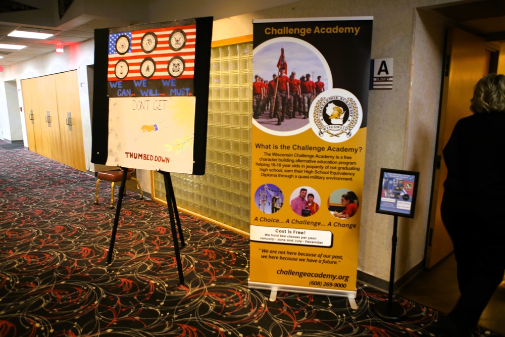 Wisconsin Challenge Academy supports traveling memorial display at Fort McCoy
