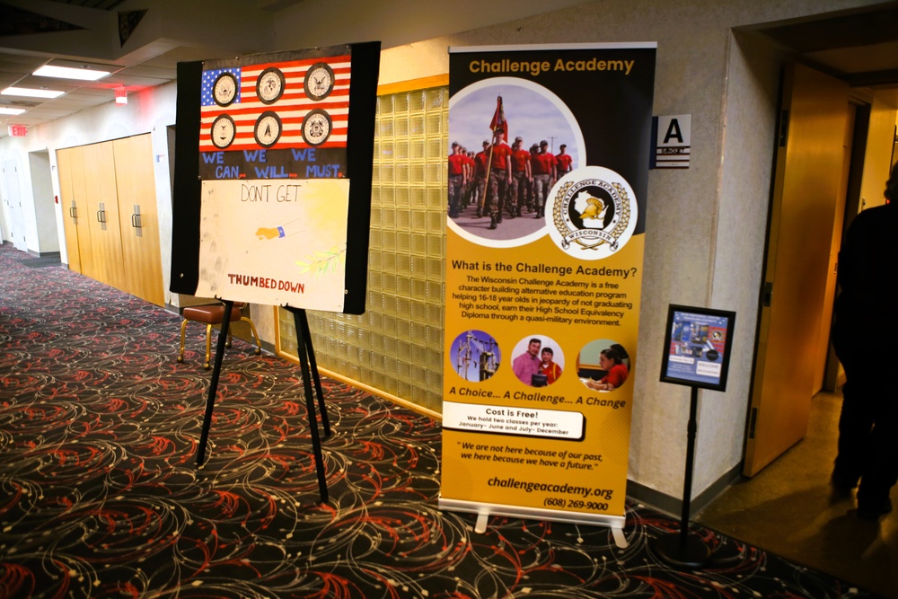 Wisconsin Challenge Academy supports traveling memorial display at Fort McCoy