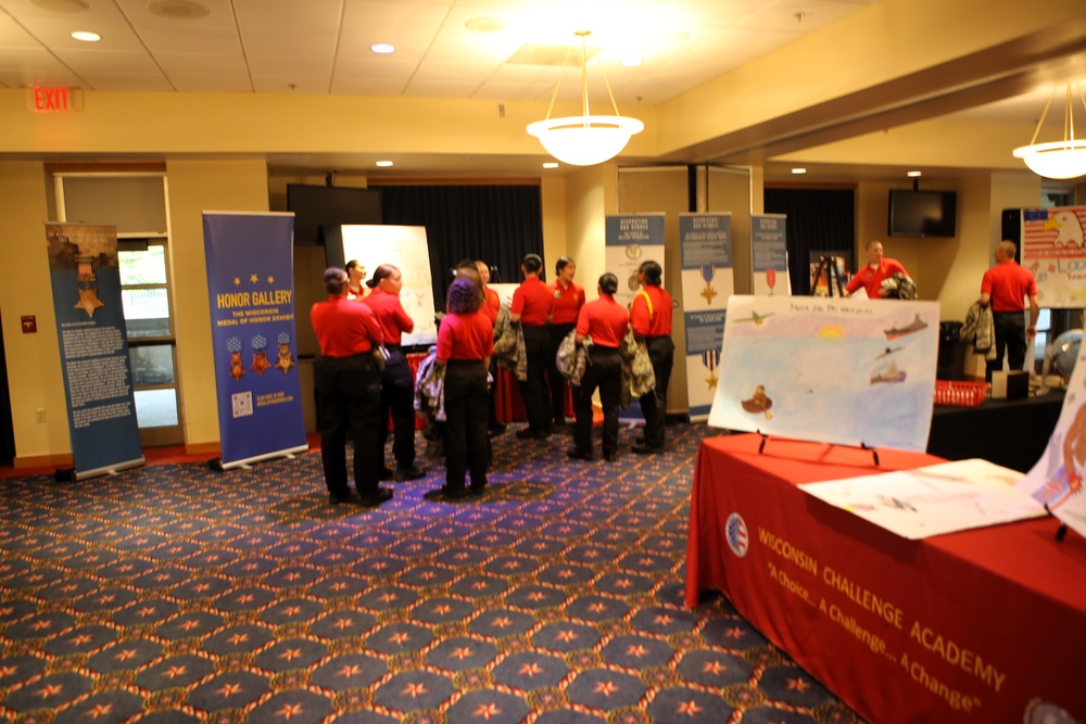 Wisconsin Challenge Academy supports traveling memorial display at Fort McCoy