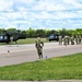 Soldiers with 13th Battalion, 100th Regiment hold slingload training at McCoy, Wisconsin National Guard Black Hawks, crews assist