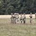 Soldiers with 13th Battalion, 100th Regiment hold slingload training at McCoy, Wisconsin National Guard Black Hawks, crews assist