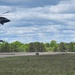 Soldiers with 13th Battalion, 100th Regiment hold slingload training at McCoy, Wisconsin National Guard Black Hawks, crews assist