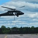 Soldiers with 13th Battalion, 100th Regiment hold slingload training at McCoy, Wisconsin National Guard Black Hawks, crews assist