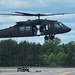 Soldiers with 13th Battalion, 100th Regiment hold slingload training at McCoy, Wisconsin National Guard Black Hawks, crews assist