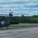 Soldiers with 13th Battalion, 100th Regiment hold slingload training at McCoy, Wisconsin National Guard Black Hawks, crews assist