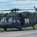 Soldiers with 13th Battalion, 100th Regiment hold slingload training at McCoy, Wisconsin National Guard Black Hawks, crews assist