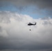 Soldiers with 13th Battalion, 100th Regiment hold slingload training at McCoy, Wisconsin National Guard Black Hawks, crews assist