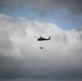 Soldiers with 13th Battalion, 100th Regiment hold slingload training at McCoy, Wisconsin National Guard Black Hawks, crews assist