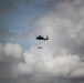 Soldiers with 13th Battalion, 100th Regiment hold slingload training at McCoy, Wisconsin National Guard Black Hawks, crews assist