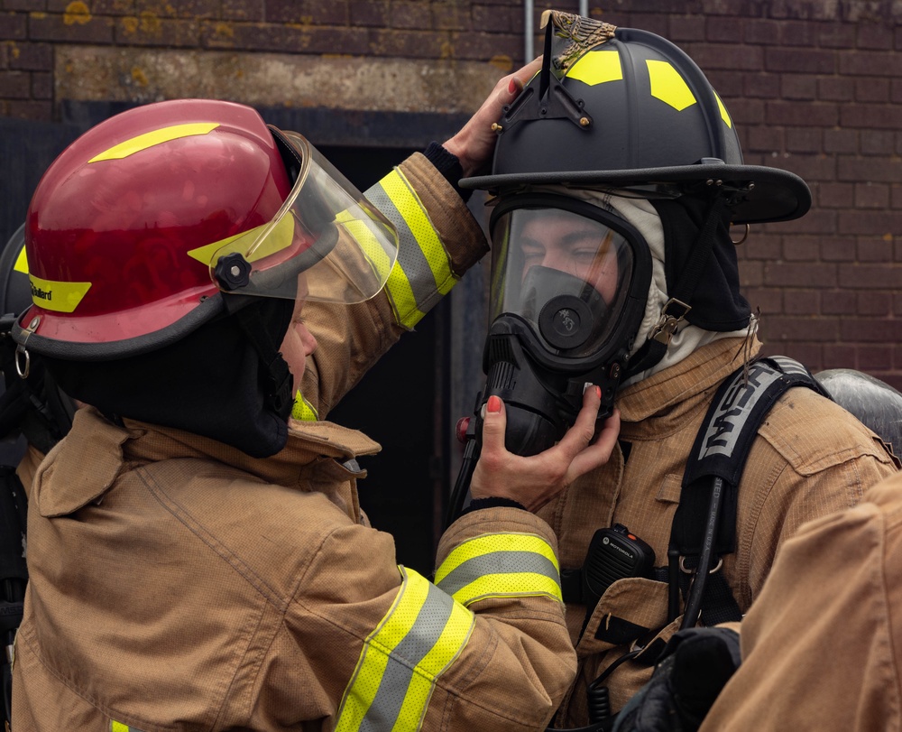 Igniting training with a live structural burn exercise