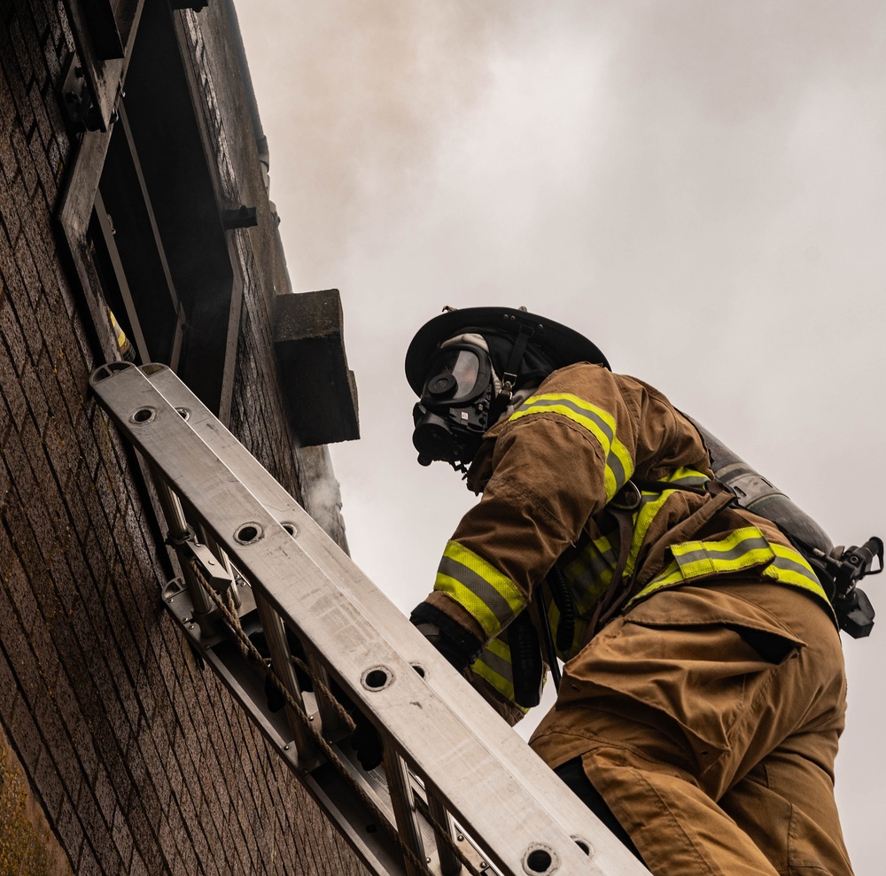 Igniting training with a live structural burn exercise