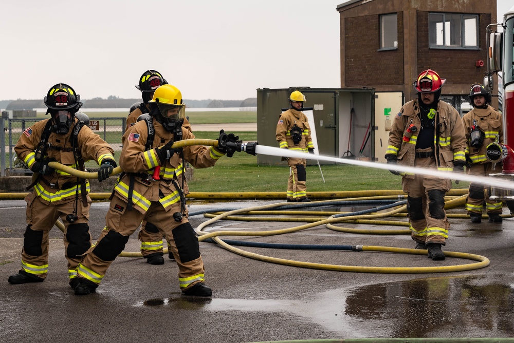 Igniting training with a live structural burn exercise
