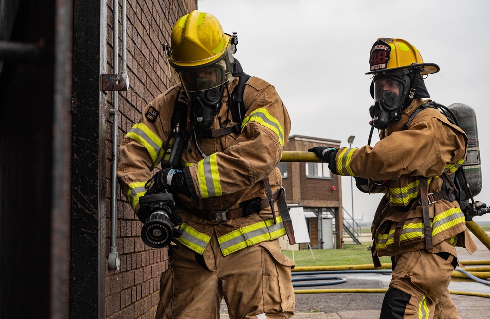 Igniting training with a live structural burn exercise