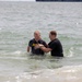 Kentucky National Guardsman baptized during Cyber Shield Exercise 2025