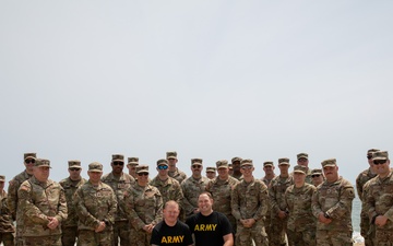 Kentucky National Guardsman baptized during Cyber Shield Exercise 2025