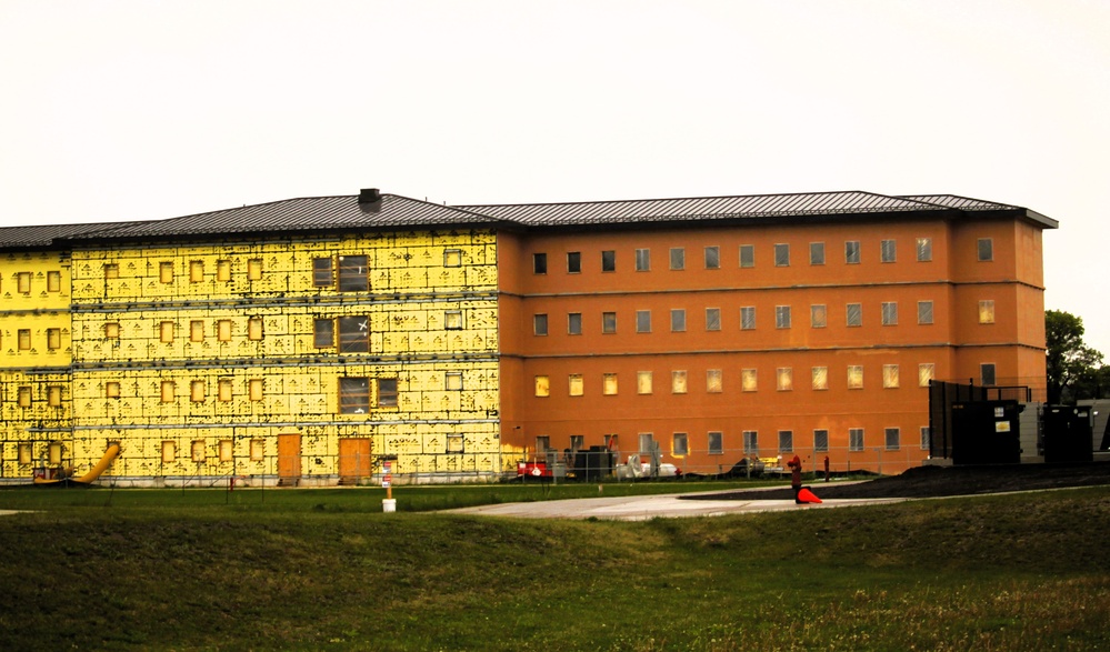 Fort McCoy's East Barracks Project reaches 45 percent complete as June 2025 begins