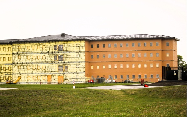 Fort McCoy's East Barracks Project reaches 45 percent complete as June 2025 begins