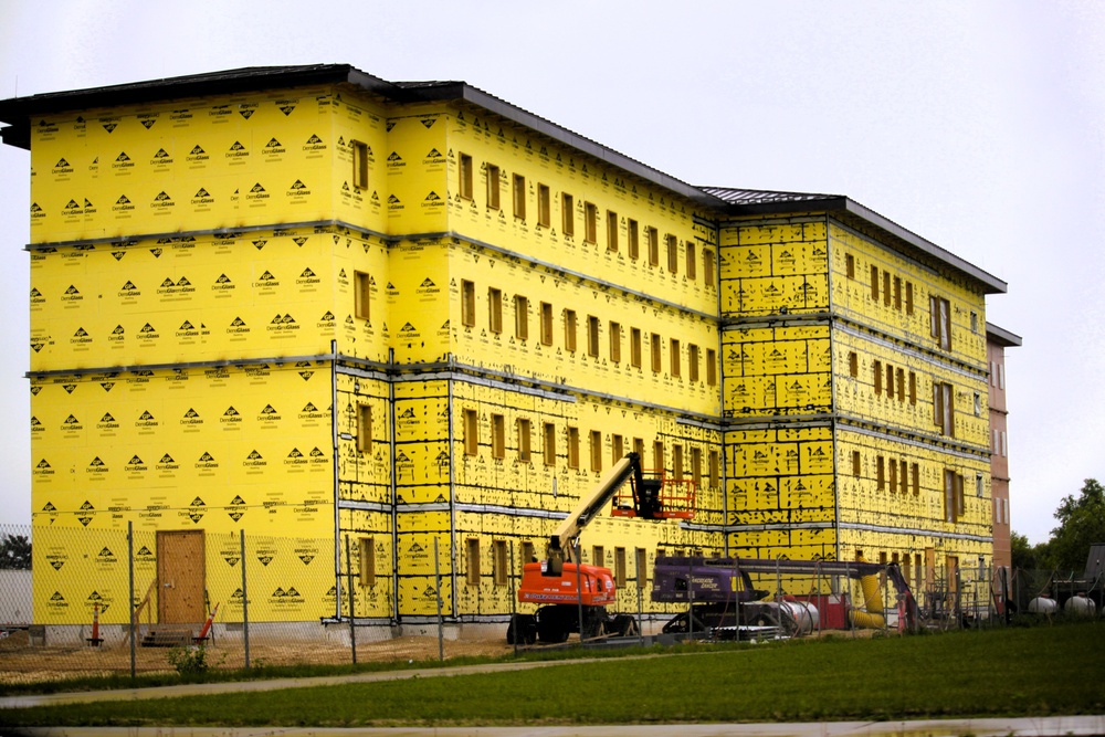 Fort McCoy's East Barracks Project reaches 45 percent complete as June 2025 begins